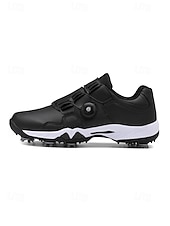 cheap Men's Golf Shoes-Men's Premium White Golf Shoes with High-Performance Outsole – Stylish and Comfortable for Professional Golf Players