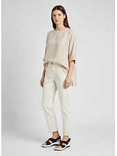 economico Sandali Piani-sandali da donna con cinturino posteriore annodato grigio – sandali da passeggio leggeri con plateau ammortizzato, cinturino regolabile e supporto dell'arco plantare