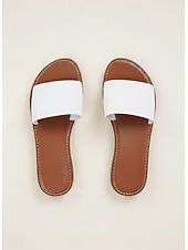 billige Sklisandaler-Flyknit-sandaler til dame – lette, pustende sommersko for kvinner, perfekte for uformelle dater og utflukter i varmt vær.