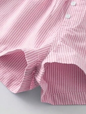 economico Pantaloncini Bermuda-Per donna Chinos Shorts Vacanza Moda Streetwear Corto Vita Alta Semplice A righe Fascia Elastica Comodo Comodità Morbido Micro-elastico Quotidiano All'aperto Streetwear Blu Nero Bianco Rosa Estate