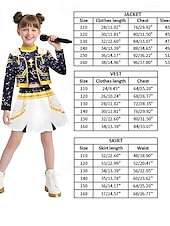 ieftine Costume pentru fete-Inspirat de idolul coreean Starul pop Ținute Film Modă Costum Cosplay Idol virtual for Fete Copii Halloween Carnaval Petrecere Școală