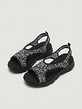 voordelige Sport Sandalen-Lichtgewicht instapsandalen voor dames – ademend ontwerp met uitsparingen, zachte dempende zool, casual wandelschoenen voor de zomer en op reis. &amp;alledaagse kleding