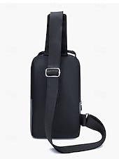economico Borselli da uomo-Borsa a tracolla da uomo in poliestere, zaino a tracolla di grande capacità multicolore con tracolla regolabile e design multi-tasca, ideale per viaggi, tempo libero all'aperto e uso quotidiano.