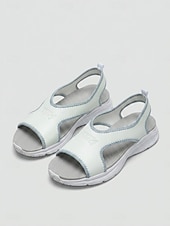voordelige Sport Sandalen-Lichtgewicht instapsandalen voor dames – ademend ontwerp met uitsparingen, zachte dempende zool, casual wandelschoenen voor de zomer en op reis. &amp;alledaagse kleding