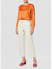 abordables Sandalias de tacón-Sandalias de tacón grueso con bloques de color para mujer: zapatos de punta abierta de gamuza y piel sintética vibrantes para citas informales y atuendos de verano.