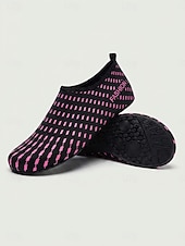 economico Donne-Scarpe da acqua da donna con stampa colorata, calzini acquatici antiscivolo ad asciugatura rapida, calzature leggere e traspiranti per spiaggia, nuoto, snorkeling e immersioni. &amp;surf