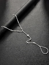 tanie Bransoletka damska-damska bransoletka na rękę w stylu boho ze stopu metali, elegancka bransoletka na palec w kolorze złotym i srebrnym na wakacje na plaży, do letniego kurortu i na co dzień