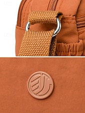 Χαμηλού Κόστους Τσάντες χιαστί-Γυναικεία αδιάβροχη τσάντα χιαστί από νάιλον, μεγάλη χωρητικότητα με πολλά διαμερίσματα, ρυθμιζόμενο ιμάντα ώμου, κομψή για υπαίθριες δραστηριότητες, διακοπές στην παραλία, πεζοπορία, καθημερινή