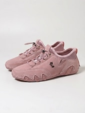 billiga Damsneakers-Rosa promenadskor för kvinnor – flexibla och bekväma sneakers med noll dropp för resor, promenader utomhus, trädgårdsarbete &amp;dagligt vardagskläder