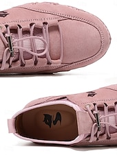 billiga Damsneakers-Rosa promenadskor för kvinnor – flexibla och bekväma sneakers med noll dropp för resor, promenader utomhus, trädgårdsarbete &amp;dagligt vardagskläder
