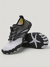 abordables Mujeres-Zapatillas acuáticas descalzas rosas y azules para mujer, calcetines acuáticos antideslizantes de secado rápido, calzado ligero y transpirable para la playa, natación, snorkel, buceo y surf. &amp;