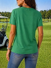 ieftine tricou simplu-tricou damă tricou cu sistem de absorbție a umezelii tricou de mătase elegant clasic mânecă scurtă guler rotund topuri obișnuite casual sport de plajă negru alb roz roșu bleumarin vară primăvară