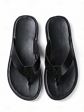abordables Mujeres-Sandalias de dedo color marrón claro para mujer: chanclas cómodas y acolchadas con tiras de piel sintética para vacaciones en la playa y viajes de verano. &amp;Relajación informal al aire libre