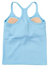 cheap Plain Tank-Women's Athletic Tank Knit Top Tunic Stylish Hot Casual Sleeveless Spaghetti Straps Regular Tops Gym Sports Going out Blue Eggplant Purple Black White Yellow Summer Spring