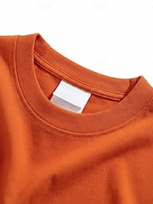 abordables T-shirt uni-T-shirt surdimensionné en 100 % coton pour femme tee-shirt haut couleur unie élégant basique décontracté manches courtes col rond hauts réguliers sports quotidiens sortie noir blanc rose vin bleu
