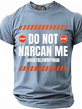  Men's Do Not Narcan Me Dont Blow My High Funny Sarcastic Meme Edgy Dark Humor T-shirt Graphic Crew Neck Short Sleeve Gag Gift for Friends Party Navy Blue Designer Clothing Apparel