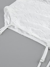 billige Blusedresser for kvinner-Dame Todelt sett Camis Buksesett Ermeløs Med stropper عادي Blonde Mote Gatemote Avslappet Daglig utendørs Hvit Sommer Normal