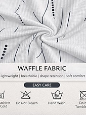  Női Gofris póló Textúrált kötött topok Nyári felsők Grafika Mértani Stílusos Klasszikus Rövid ujjú Terített nyak Kerek Normál felsők Hétköznapi Napi Medence Fehér Arcpír rózsaszín Lóhere Nyár Tavasz