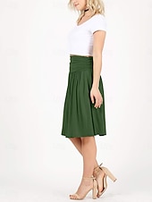 Χαμηλού Κόστους Γυναικείες φούστες και σορτς-Γυναικεία Μονόχρωμο Casual φούστα Φούστες τένις με σορτς Αθλητική φούστα Αμάνικο Πλισέ Τσέπη Ψηλή Μέση Ελαστικό Σκούπισμα ιδρώτα Αναπνέει Τέννις Γκολφ Pickleball Φούστες Ελλειψη Μαύρο Κρασί Βαθυγάλαζο