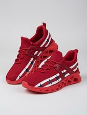 Недорогие Женская обувь-Кроссовки для женщин с подошвой-блейд приуроченные к 250-летию независимости США - спортивная обувь с патриотическим дизайном американского флага для занятий спортом и повседневной носки