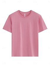 ieftine tricou simplu-tricou damă tricou cu sistem de absorbție a umezelii tricou de mătase elegant clasic mânecă scurtă guler rotund topuri obișnuite casual sport de plajă negru alb roz roșu bleumarin vară primăvară