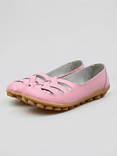 economico Ballerine da donna-Scarpe slip-on da donna gialle intrecciate con intagli, comode scarpe basse casual con suola morbida, calzature traspiranti per camminare in vacanza &amp; quotidiano