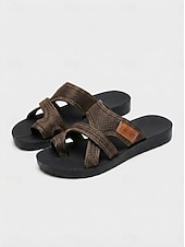 Χαμηλού Κόστους Σανδάλια Slide-γυναικεία μαύρα διχτυωτά πέδιλα slide που αναπνέουν με σταυρωτά λουράκια και μαλακή σόλα – ελαφριά καλοκαιρινά παπούτσια για παραλία, περπάτημα και casual ντύσιμο