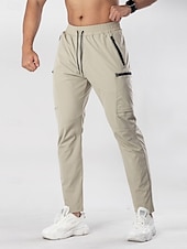 baratos Calças de Corrida &amp; Meias-Homens Calças de Corrida Calças esportivas Calças casuais Com Cordão Bolsos Calças Diário Ao ar livre Esportes Verão Primavera Outono Secagem Rápida Pavio Humido Treino de Ginástica Exterior Esportivo