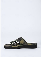 preiswerte Rutschsandalen-Leichte Damen-Sandalen mit Camouflage-Muster – rutschfeste, lässige Sommersandalen für Strandbesuche, Camping und den Alltag.