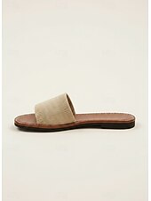 billige Sklisandaler-Flyknit-sandaler til dame – lette, pustende sommersko for kvinner, perfekte for uformelle dater og utflukter i varmt vær.