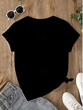 cheap Animals tee-Easter Women's T Shirt Print Graphic Animal Cartoon Fashion Stylish Classic Short Sleeve Crew Neck Regular Tops Casual Daily Weekend Blue Light Beige Black Pink Purple Summer Spring