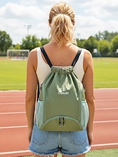 economico Zaini da Esterno-Zaino da donna in nylon, disponibile in vari colori, di grande capacità con numerose tasche, leggero e resistente, ideale per vacanze al mare, sport all'aria aperta e per l'uso quotidiano.