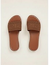 billige Sklisandaler-Flyknit-sandaler til dame – lette, pustende sommersko for kvinner, perfekte for uformelle dater og utflukter i varmt vær.