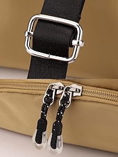 economico Zaini da Esterno-Zaino da donna in nylon, disponibile in vari colori, di grande capacità con numerose tasche, leggero e resistente, ideale per vacanze al mare, sport all'aria aperta e per l'uso quotidiano.