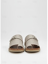 Недорогие Сандалии слайдеры-Женские черные сандалии из искусственной кожи без застежек – повседневные летние сандалии с перекрестными ремешками для удобства и стиля