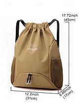 economico Zaini da Esterno-Zaino da donna in nylon, disponibile in vari colori, di grande capacità con numerose tasche, leggero e resistente, ideale per vacanze al mare, sport all'aria aperta e per l'uso quotidiano.
