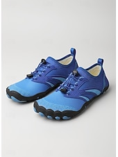 abordables Mujeres-Zapatillas acuáticas descalzas rosas y azules para mujer, calcetines acuáticos antideslizantes de secado rápido, calzado ligero y transpirable para la playa, natación, snorkel, buceo y surf. &amp;