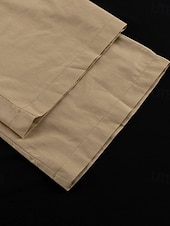 economico Imposta-Per donna Set di biancheria in cotone Set di Pantaloni Senza Maniche Spallina Tinta unica Moda Streetwear Boho Casuale Quotidiano All'aperto Cachi Estate Vestibilità regolare