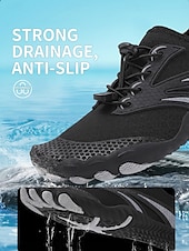 abordables Mujeres-Zapatillas acuáticas descalzas rosas y azules para mujer, calcetines acuáticos antideslizantes de secado rápido, calzado ligero y transpirable para la playa, natación, snorkel, buceo y surf. &amp;