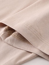  Dame T skjorte T-skjorte عادي Mote Stilfull Grunnleggende Kortermet Crew-hals Vanlige topper Daglig Ut på byen Helg Svart Hvit Rosa Rød Navyblå Sommer Vår Ice silk cool feeling