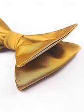 economico Matrimonio ACC-Papillon da uomo regolabile in poliestere, multicolore, accessorio formale per matrimoni, feste e cene di gala, design classico pre-annodato, adatto per matrimoni, banchetti e occasioni speciali.