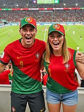 economico Accessori-Cappellino da baseball da uomo in poliestere con i colori della bandiera portoghese, vestibilità regolabile, ideale per tifosi di calcio, eventi calcistici, abbigliamento sportivo casual e attività all'aperto di tutti i giorni.