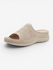 preiswerte Komfortsandalen-Graue, bequeme Damen-Sandalen mit Fußgewölbeunterstützung – atmungsaktive, leichte Sportsandalen mit gepolsterter Sohle, lässige Sommerschuhe für drinnen, draußen, auf Reisen und am Strand &amp; gehen