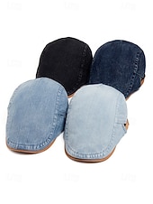 economico Cappelli da uomo-Berretto regolabile da uomo in denim e cotone, modello newsboy a cappello piatto multicolore, ideale per vacanze al mare, viaggi, guida e abbigliamento casual di tutti i giorni.