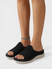 preiswerte Komfortsandalen-Graue, bequeme Damen-Sandalen mit Fußgewölbeunterstützung – atmungsaktive, leichte Sportsandalen mit gepolsterter Sohle, lässige Sommerschuhe für drinnen, draußen, auf Reisen und am Strand &amp; gehen