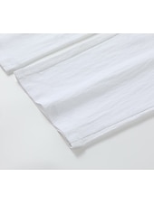 cheap Bottoms-Women's Cotton Linen Pants Summer Pants Pants Trousers Vacation Basic Casual Daily Full Length Natural Plain Drawstring Front Pocket Comfort Breathability Comfortable Inelastic Daily Going out Weekend