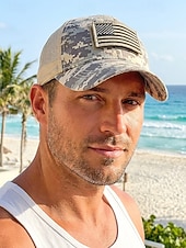  Heren truckerpet van polyester met Amerikaanse vlag, geborduurd klittenbandpatch in diverse kleuren, verstelbare pasvorm, perfect voor de viering van 250 jaar Amerika, Onafhankelijkheidsdag,