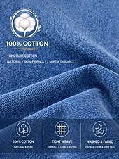  T-shirt femme en coton délavé à l'acide, style vintage, manches courtes, col V, coupe classique, décontracté, idéal pour le quotidien et les sorties, bleu violet / bleu noir violet orange été