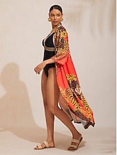 ieftine Tunică-rochie de seară maxi dreaptă din satin mătăsos Scarlet Tigress