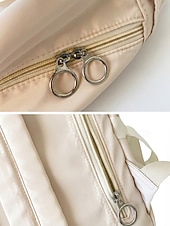 baratos Mochilas para Crianças e Adolescentes-Mochila feminina de poliéster com laço decorativo, várias cores, grande capacidade com vários bolsos, alças ajustáveis, perfeita para o ensino fundamental. &amp;volta às aulas no ensino fundamental,